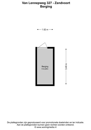 Floor plan - Van Lennepweg 327, 2041 LM Zandvoort 